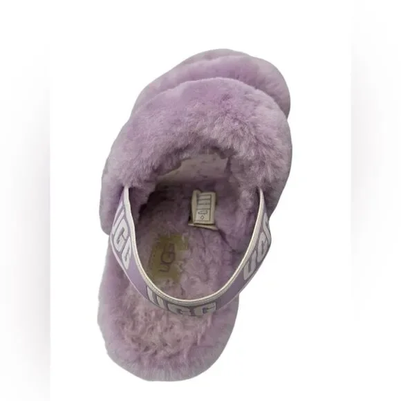 UGG Oh Yeah Fluff Slides Slipper Sandals 6 - Picture 11 of 11
